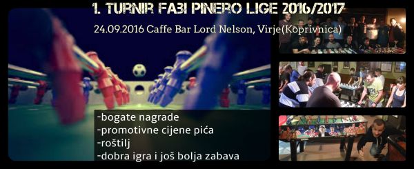 1. Turnir Fabi PINERO Lige 2016/17
